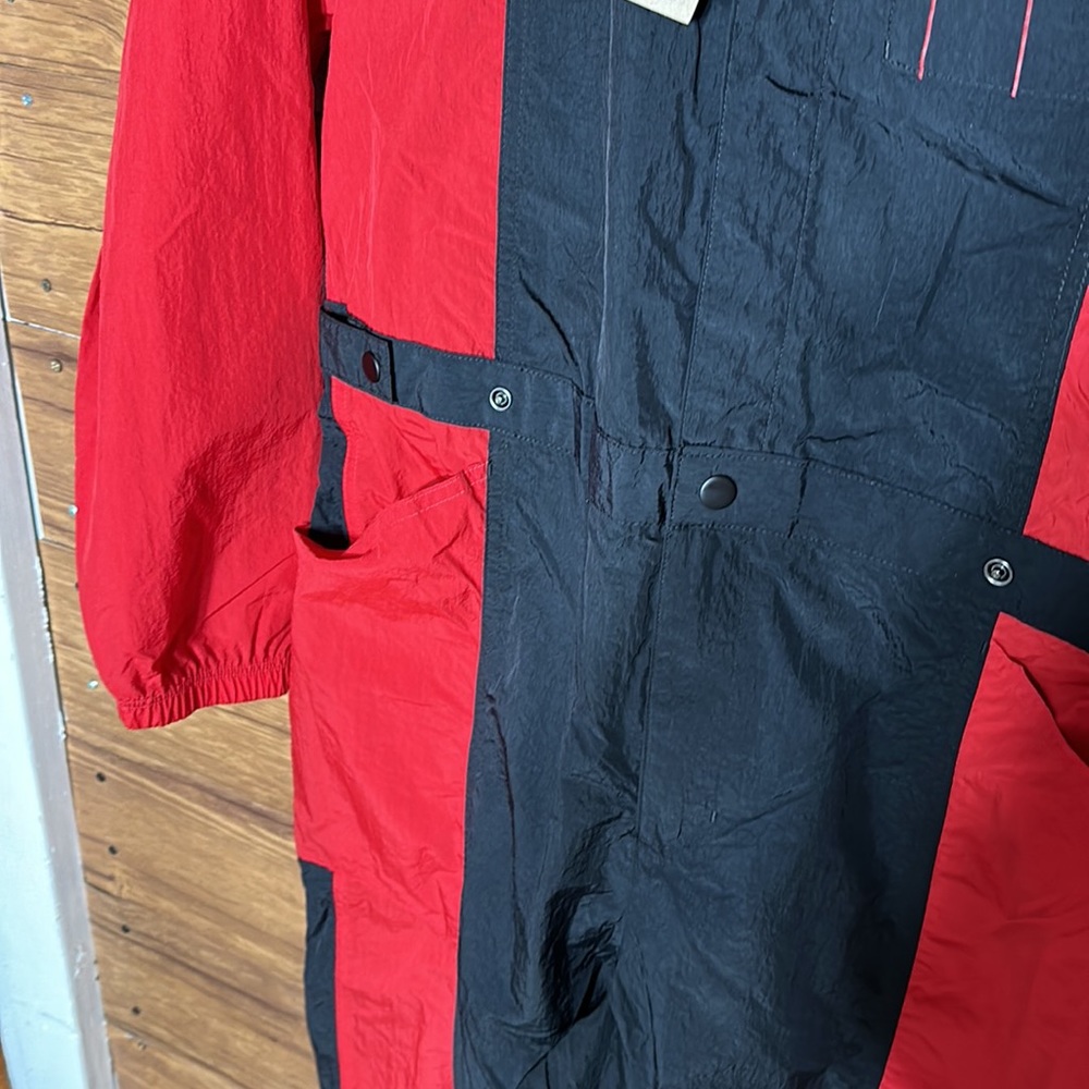 Nike Jordan Women Black Varsity Red Flight Suit Jumpsuit Size medium NWT - Picture 16 of 16